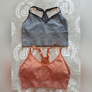 Pink sports Bras bundle (M) New